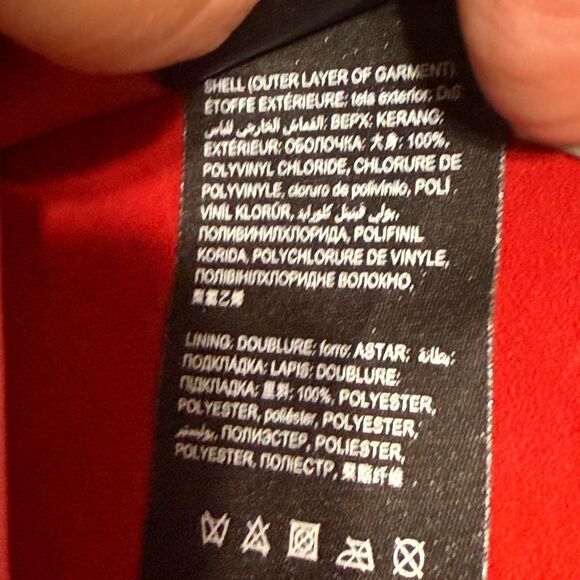 BADGLEY MISCHKA Red Croco Embossed Short Wallet Red /Vegan Leather - Picture 8 of 14